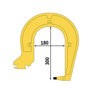 Ca3 C Arm L=300 mm + Electrode 803171