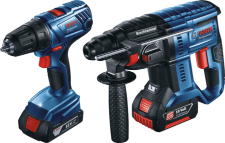 GSR 180-LI + GBH 180-LI Professional Akülü DelmeVidalama Makinesi