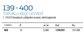 139-400 Topuklu Keçe Levyesi (2)