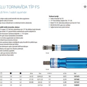 755 Torklu Tornavida Tip FS (2)