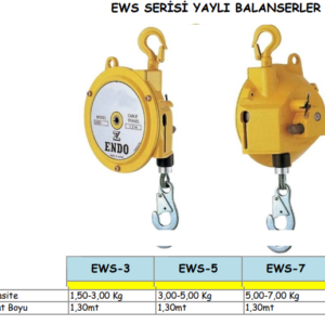 EWS-3-5-7 EWS SERİSİ YAYLI BALANSERLER