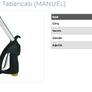S3000 AKARYAKIT TABANCASI (MANUEL) (2)