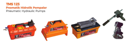 TMS-123 PNOMATİK HİDROLİK POMPALAR